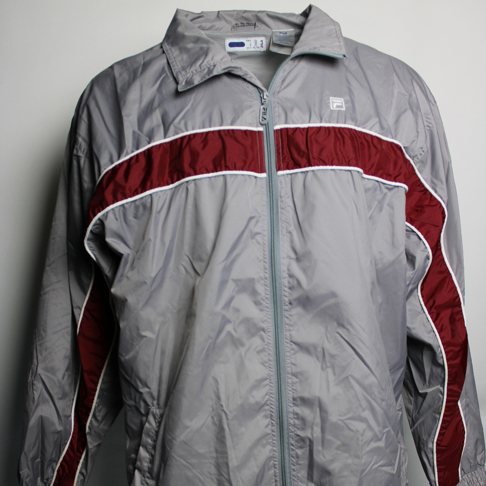 FILA 2XL Long Sleeve Windbreaker Jacket